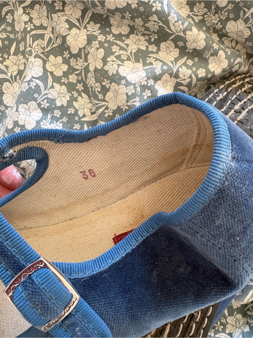 Vibi Venezia Blue Mary Jane Flats - Picture 3 of 3